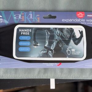 Black Expandable Waist Pack